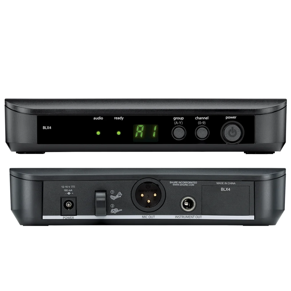 BLX4 BLX24 PG58 SM58 BETA58 2-канальный shure беспроводной микрофон UHF двойной комплект для