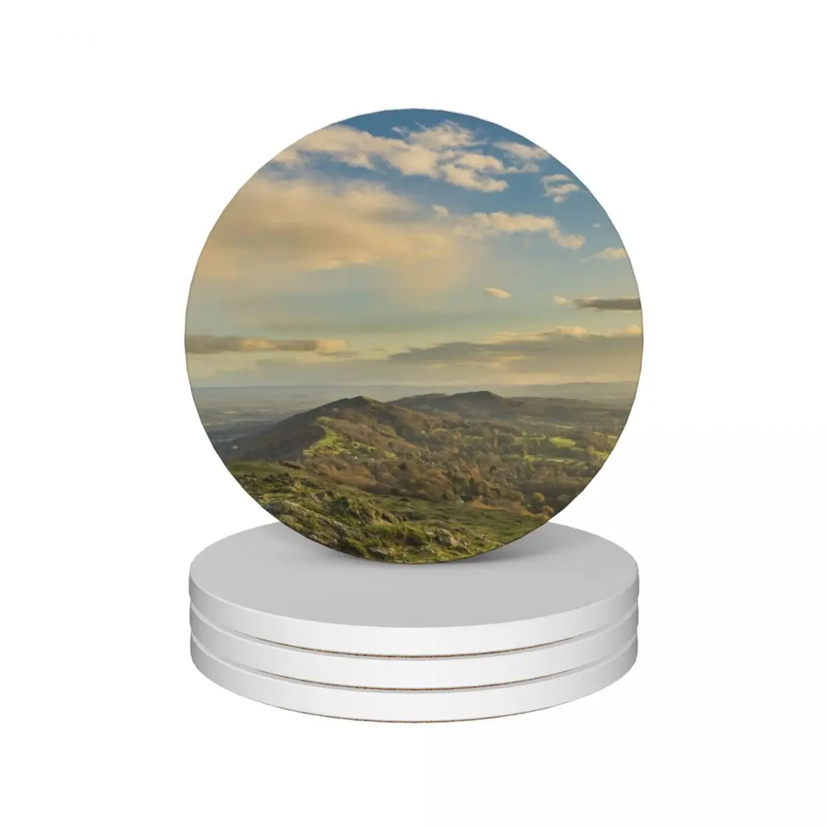 Керамические подставки для напитков набор из 4 шт.