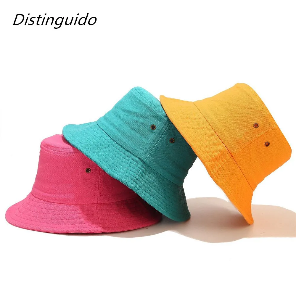 

Bucket Hat Unisex 100% Cotton Packable Summer Travel Beach Sun Hat HT103