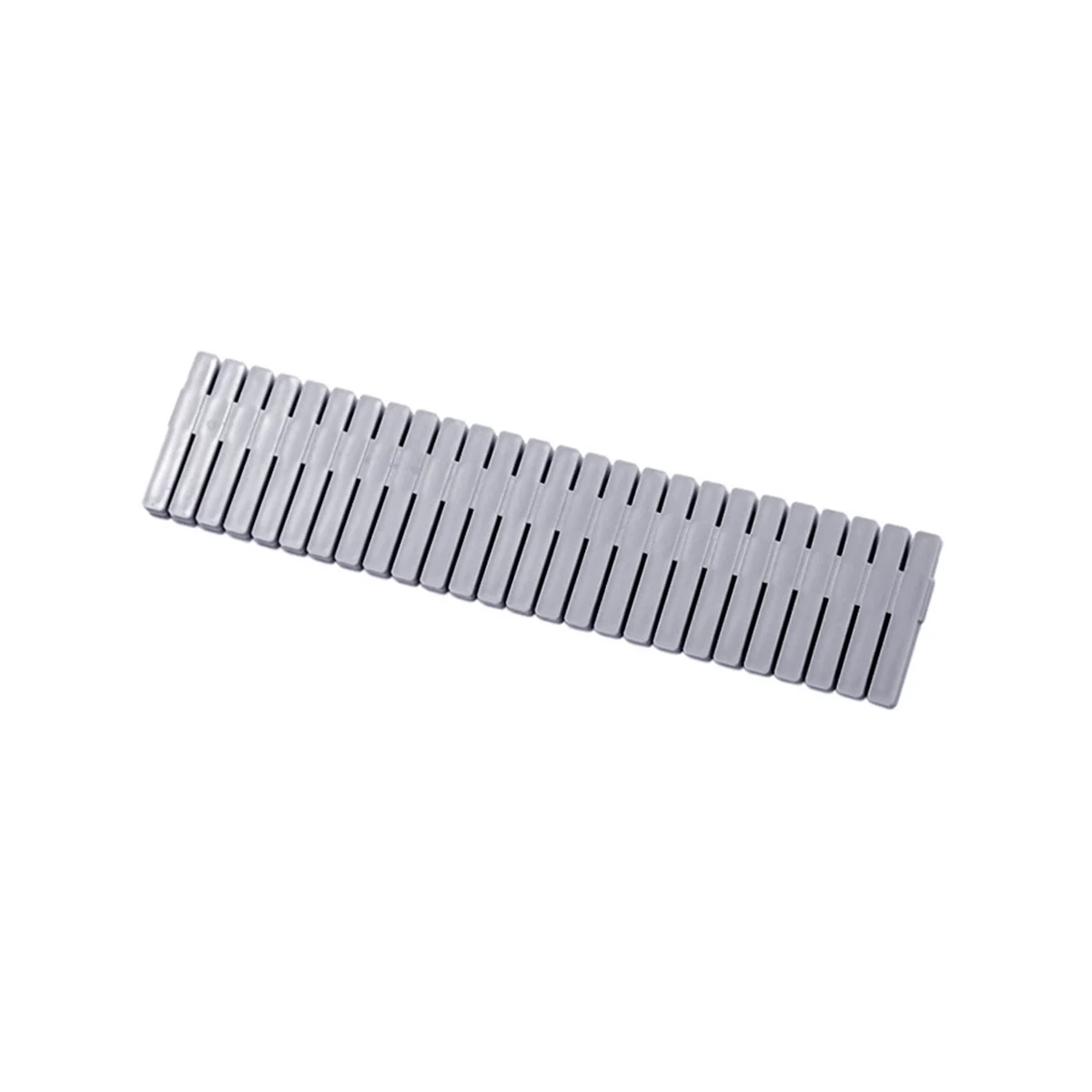 

4Pcs DIY Plastic Drawer Grid Separator Divider Grey