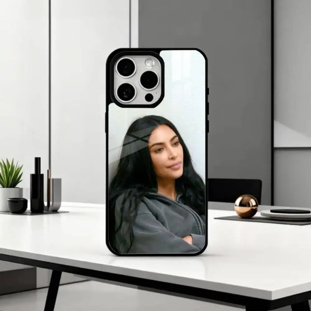 Фото Чехол для телефона K-Kim Kardashian M-Memes для iPhone 17, 16, 15, 14, 13, 12, 11 Plus, Pro Max, магнитный, для беспроводной зарядки Magsafe №3