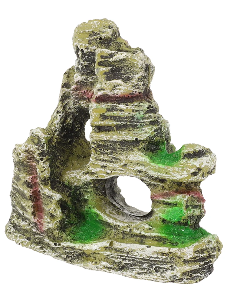 Украшение для аквариума аквариум рок-пещера украшение красивый пейзаж высокое