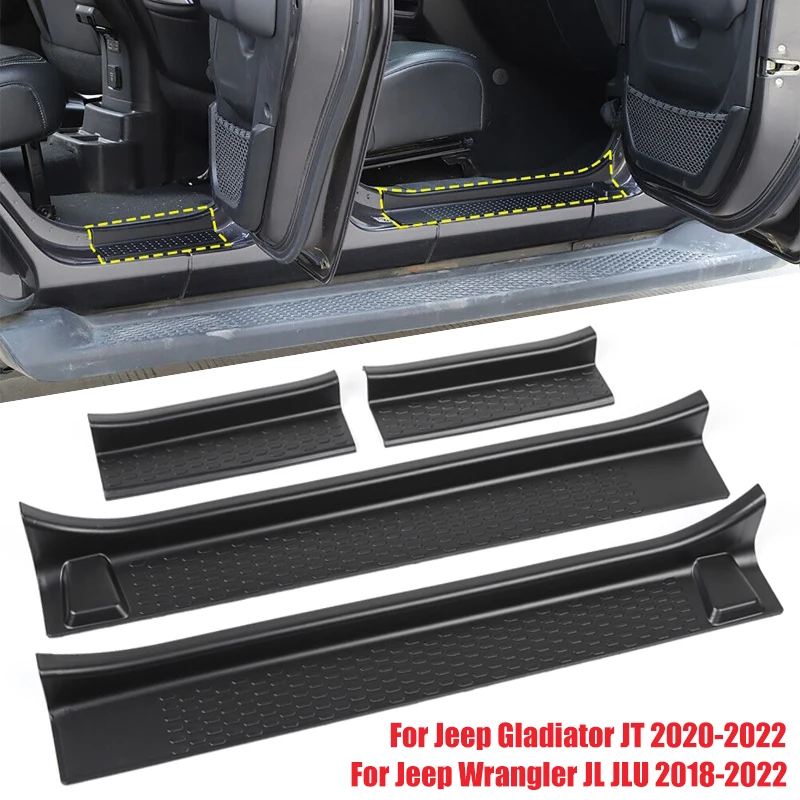 

4 шт., автомобильные фотообои для Jeep Wrangler JL JLU 2018-2022/Jeep Gladiator JT 2020-2022