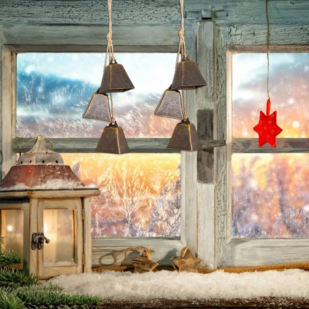 Металлические колокольчики ручной работы подвеска в деревенском стиле шикарные