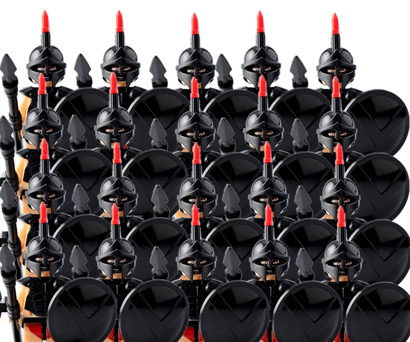 

20pc Medieval Knights Minifigures Figures Army Soldiers Accessories Armor Helmets Building Blocks Gift Toy For Children