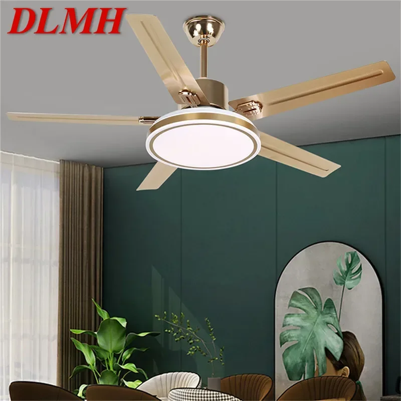 Современный дизайнерский вентилятор DLMH роскошный гостиной ресторана спальни