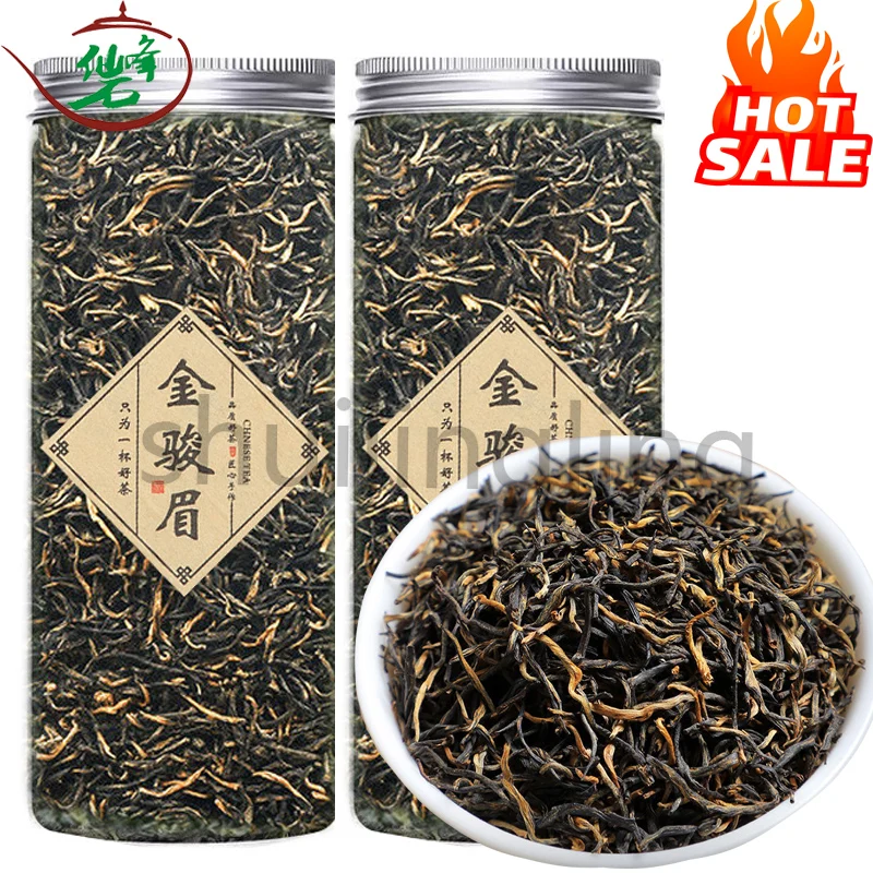 

2022 Jinjunmei Black Tea Organic Chinese Tea Jin Jun Mei Tea Golden Buds Eyebrow Cha Junmee Kim Chun Mei Black Tea No Tea Pot
