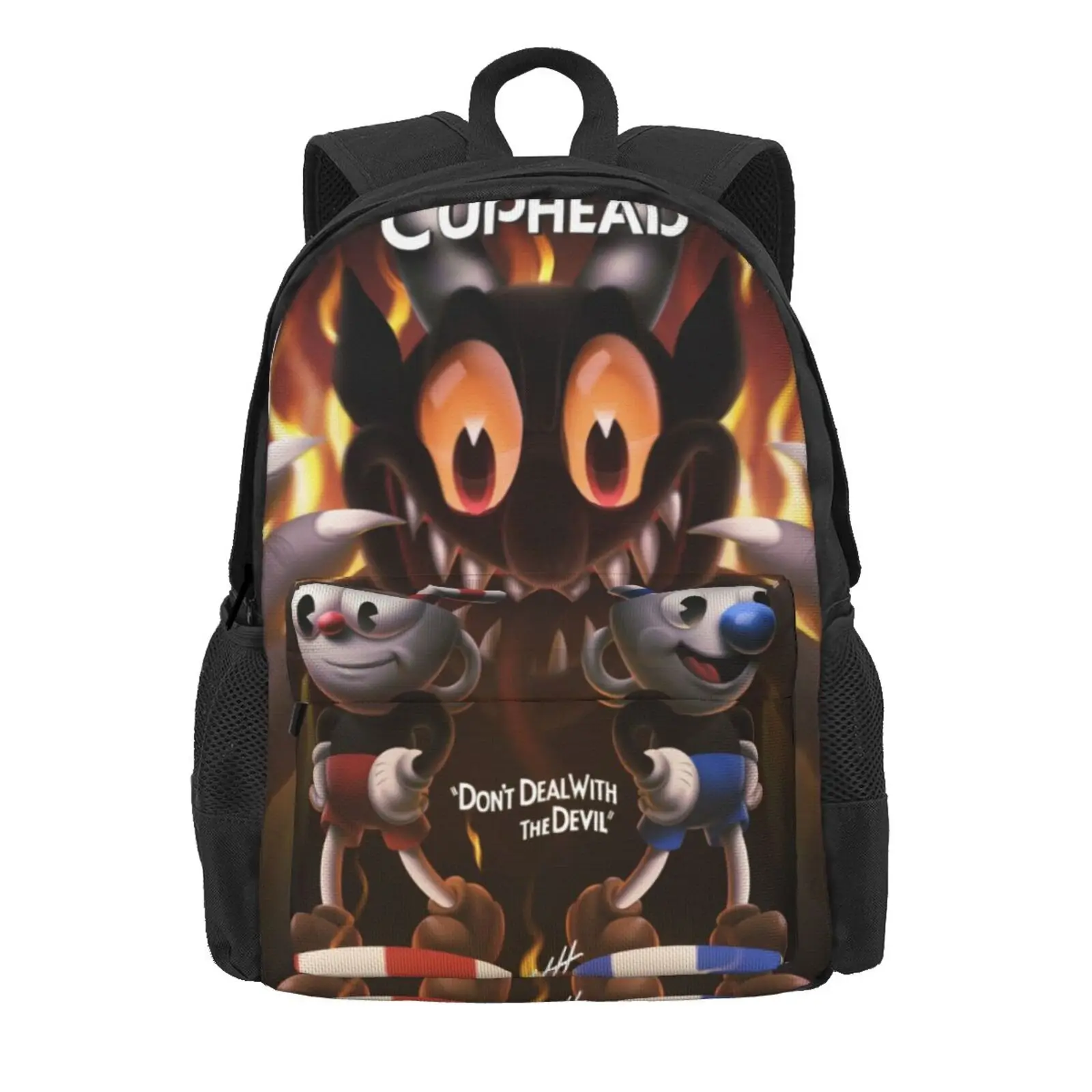 

Cuphead 8 school bags School Bag Bags School Bags Backpack Pencil Cases Plaid Backpack