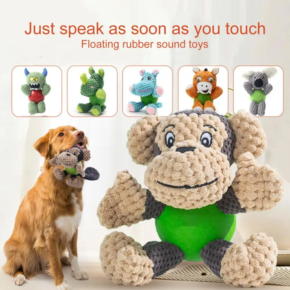 

Снимает скуку, хорошая прочность, устойчивая к царапинам, обезьяна, собака, плюшевая игрушка, товары для домашних животных