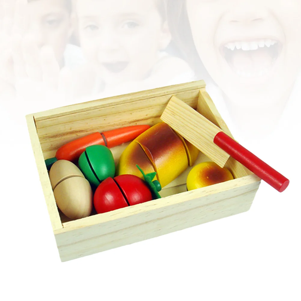 

1 Set Simulation Simulation Cartoon Funny Nontoxic Fruits Ctyying Vegetable Bread for Kids