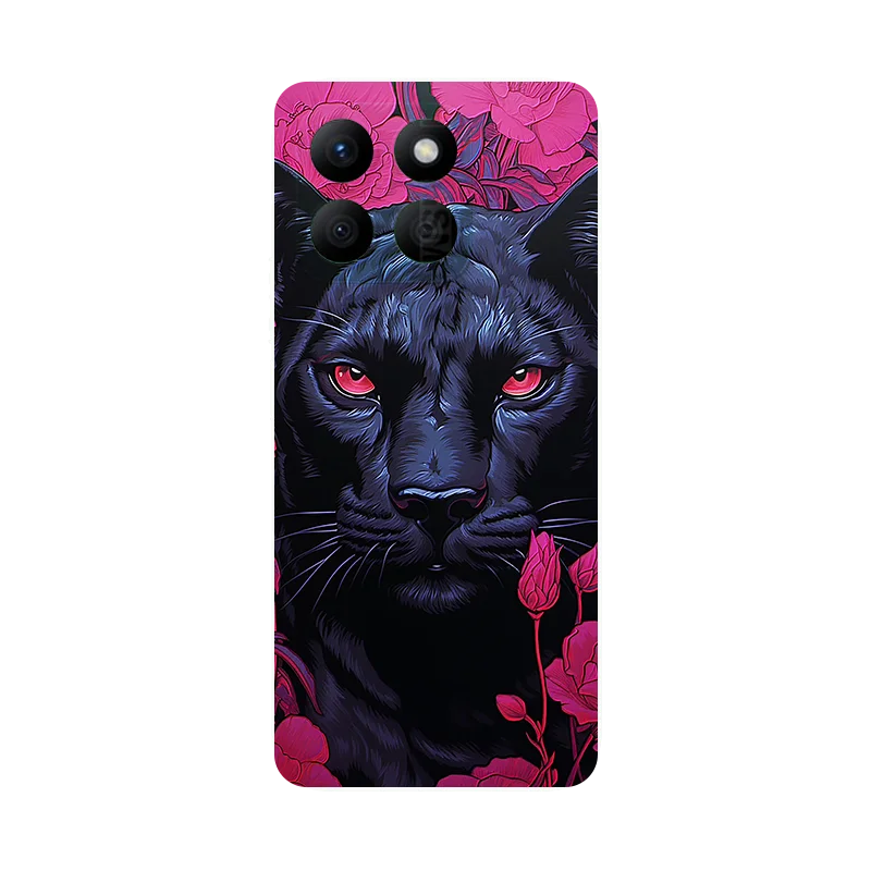 Чехол для Honor X8B телефона X8b Животные леопард панда Мягкая TPU силиконовая защитная