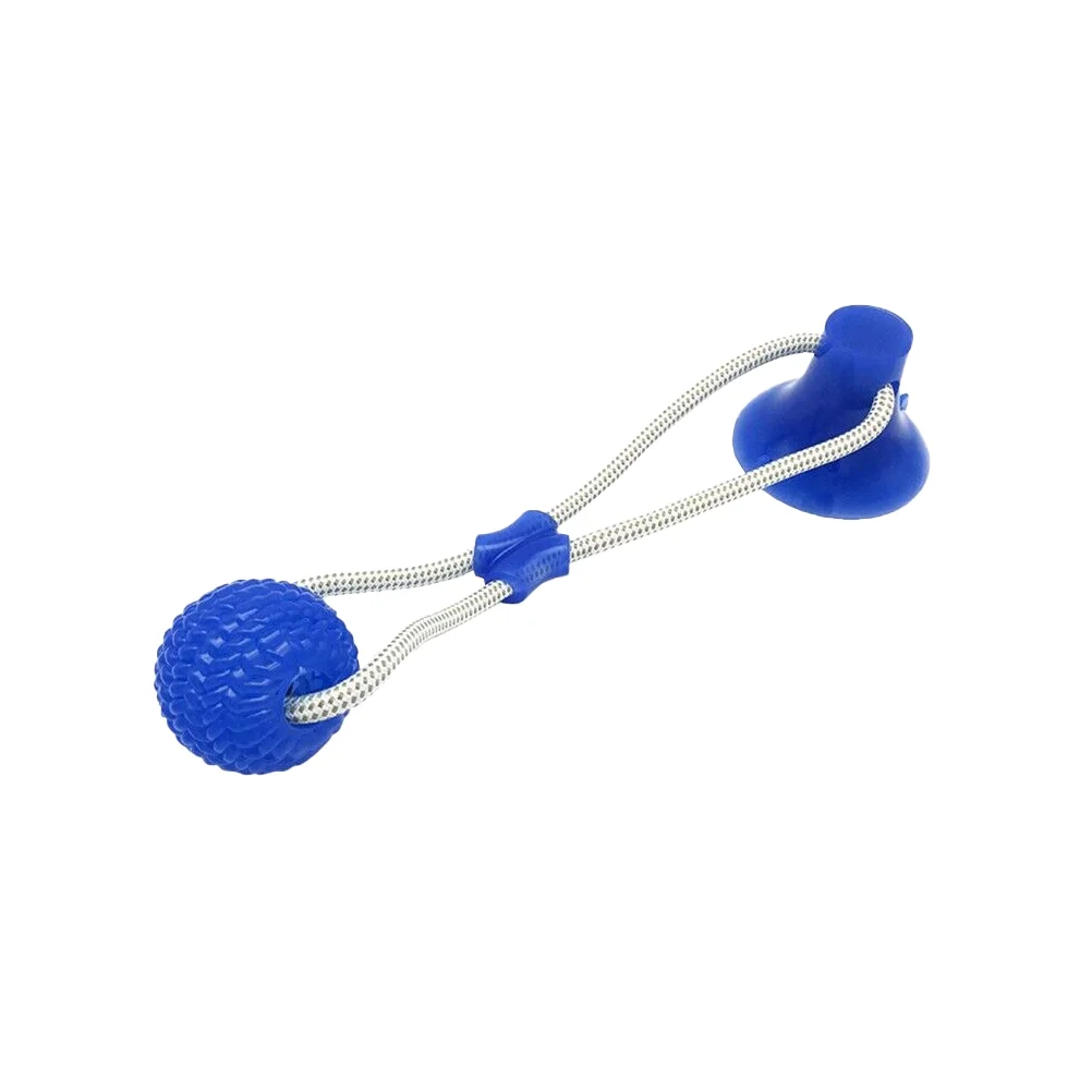 

Игрушки для жевания Molar Dog, присоска, многофункциональные товары для жевания TPR, Обучающие товары для дома, гостиной (синий