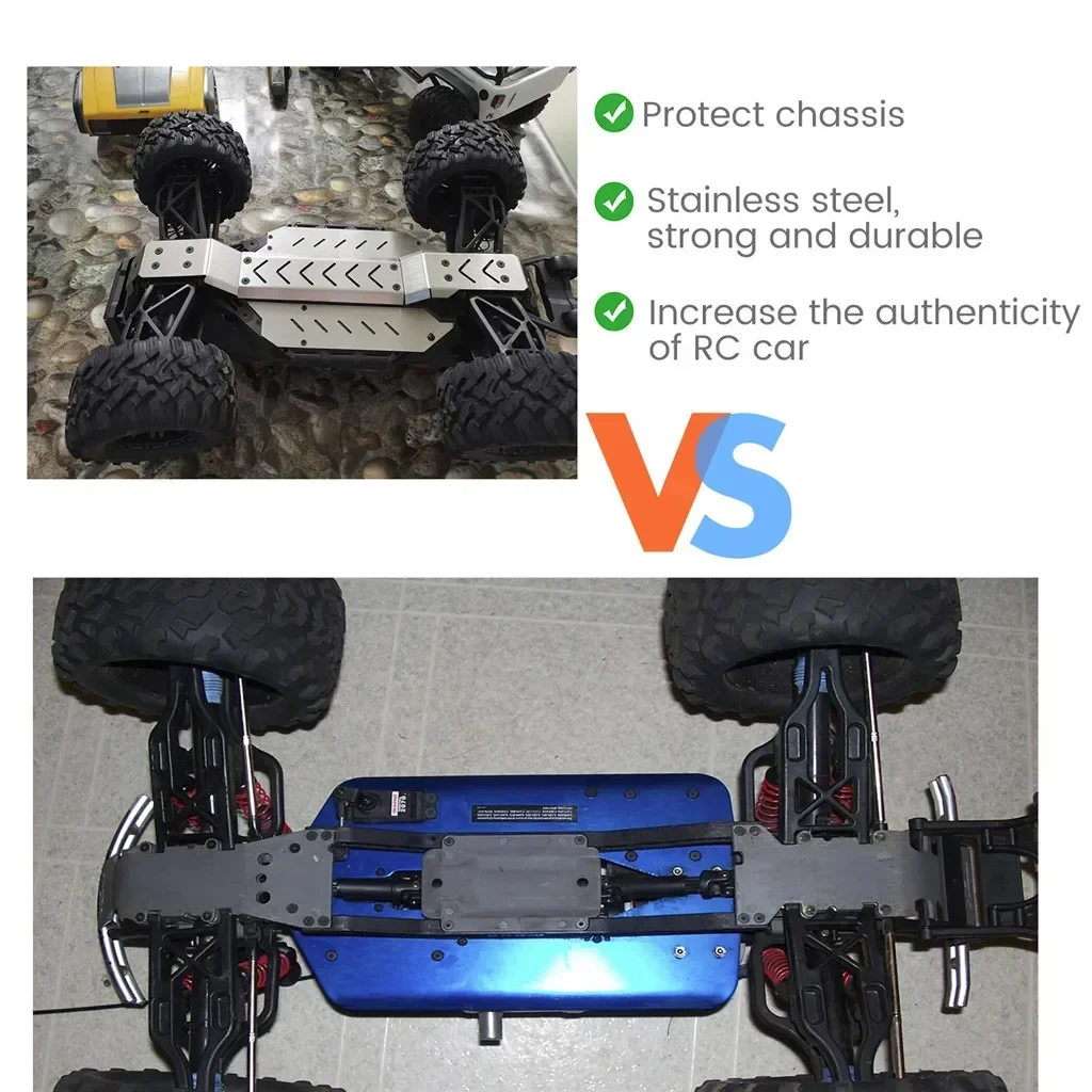 GoolRC Защитная пластина шасси из нержавеющей стали для 1/10 TRXS MAXX RC Автомобильные