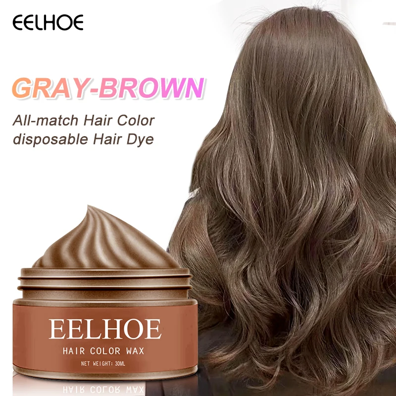 Dye Wax Styling Pomade Disposable Hair Wax Strong Gel Cream Non-greasy Hair Mud For Cosplay Women Menhair Dye Styling