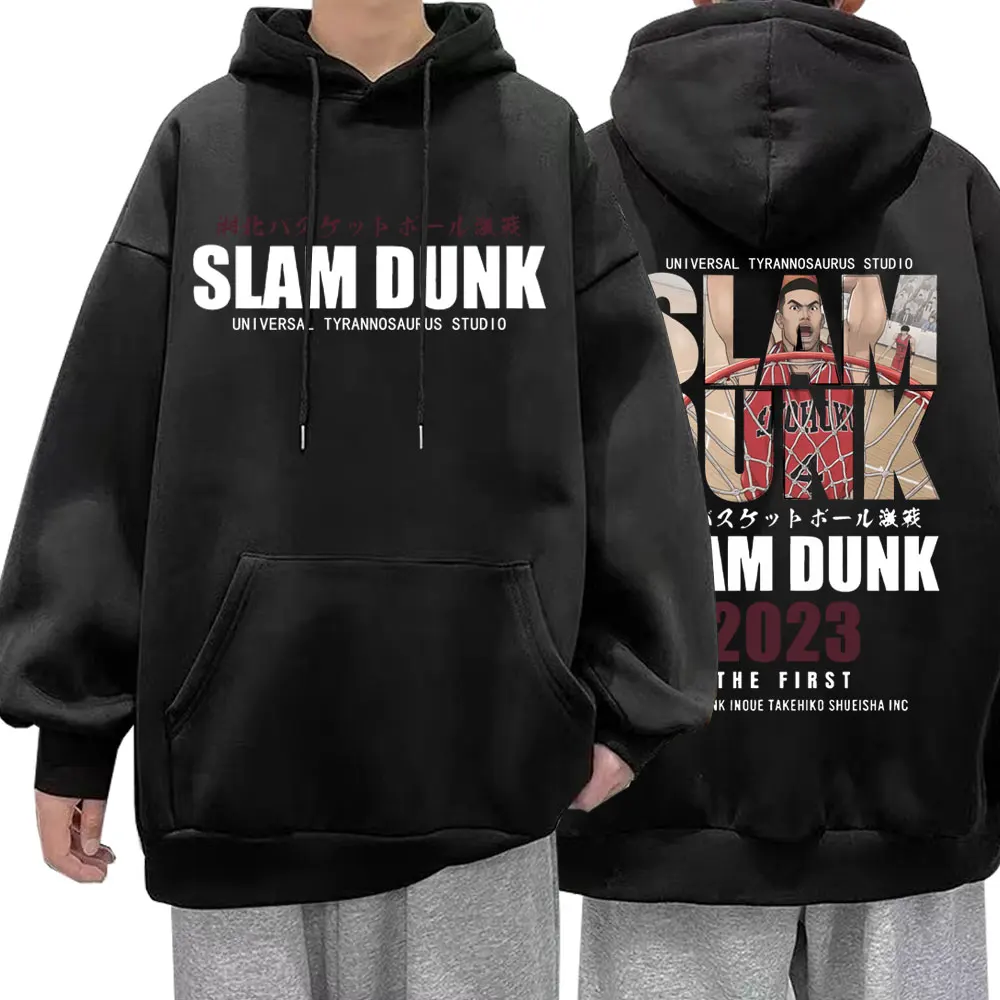 

Аниме The First Slam Dunk Graphic толстовки Kaede рукава сакураги ханамичи для мужчин и женщин модная Свободная Толстовка с длинным рукавом толстовки