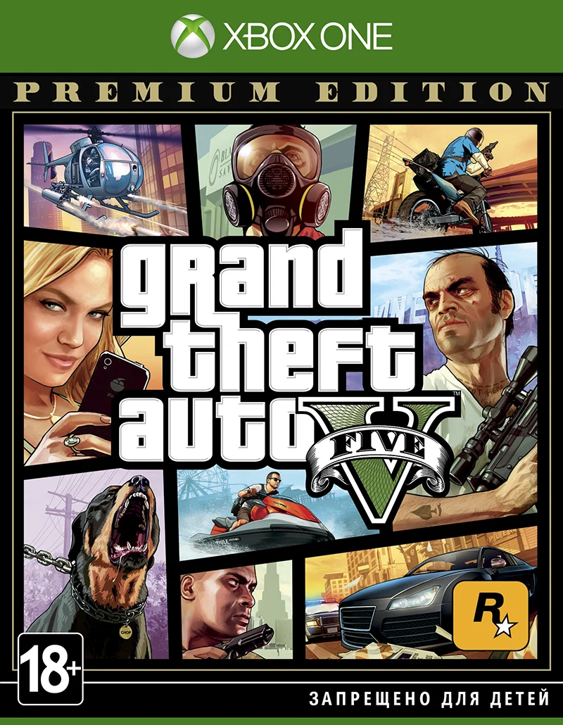 Grand Theft Auto V (GTA 5). Premium Edition (Xbox One)|Игры для консолей| |