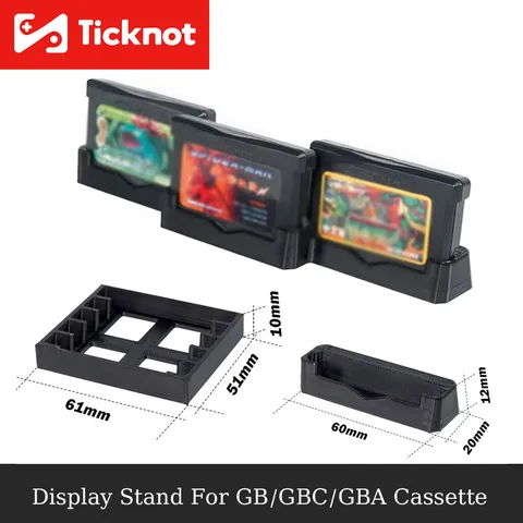 3D-принт, подставка для хранения игр, кронштейн, держатель картриджа, подставка для игровых карт для Gameboy/Gameboy Advance/GBC кассеты