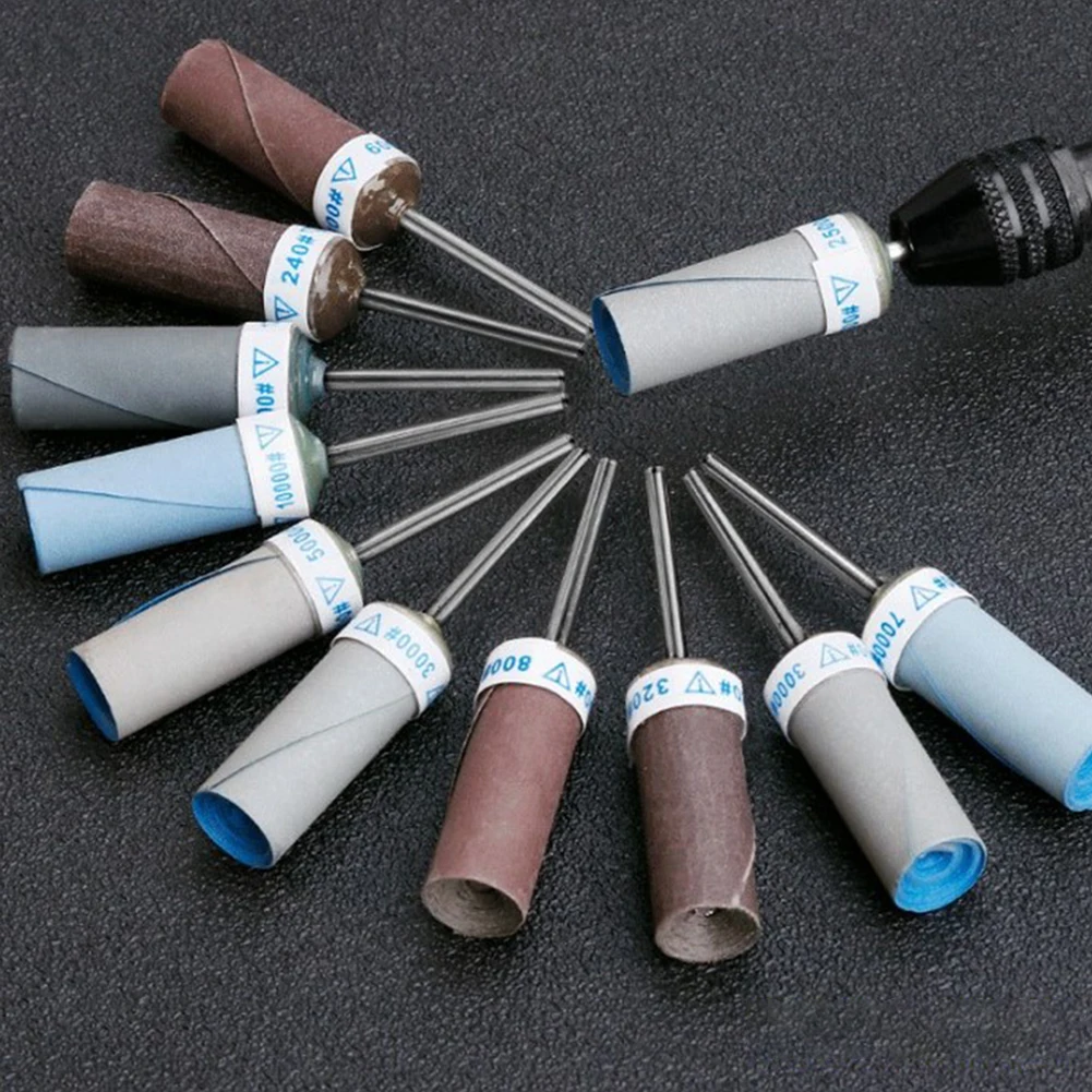 

2.35mm Sanding Bands Sanding Drum Abrasive Rotary Tools Grinding Wheels Head For Most Pneumatic Electric Rotary Grinders