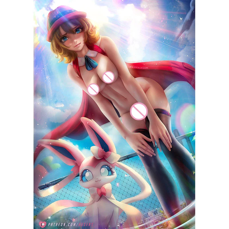 

Print Game Sarina Nude Sexy Girl Art Canvas Poster with Frame Custom 16x24 24x36 Inch Living Room Home Decor Hang Wall Picture