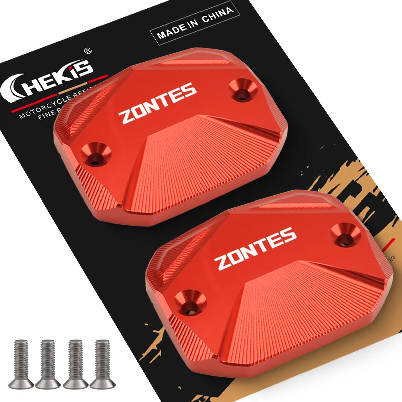 

Chekis подходит для Zontes 368g 368E 368K 368D 368m 501g Аксессуары для модификации мотоцикла Тормозная верхняя крышка насоса Крышка масляного горшка из алюминиевого сплава Декоративная крышка гидравлического масляного горшка