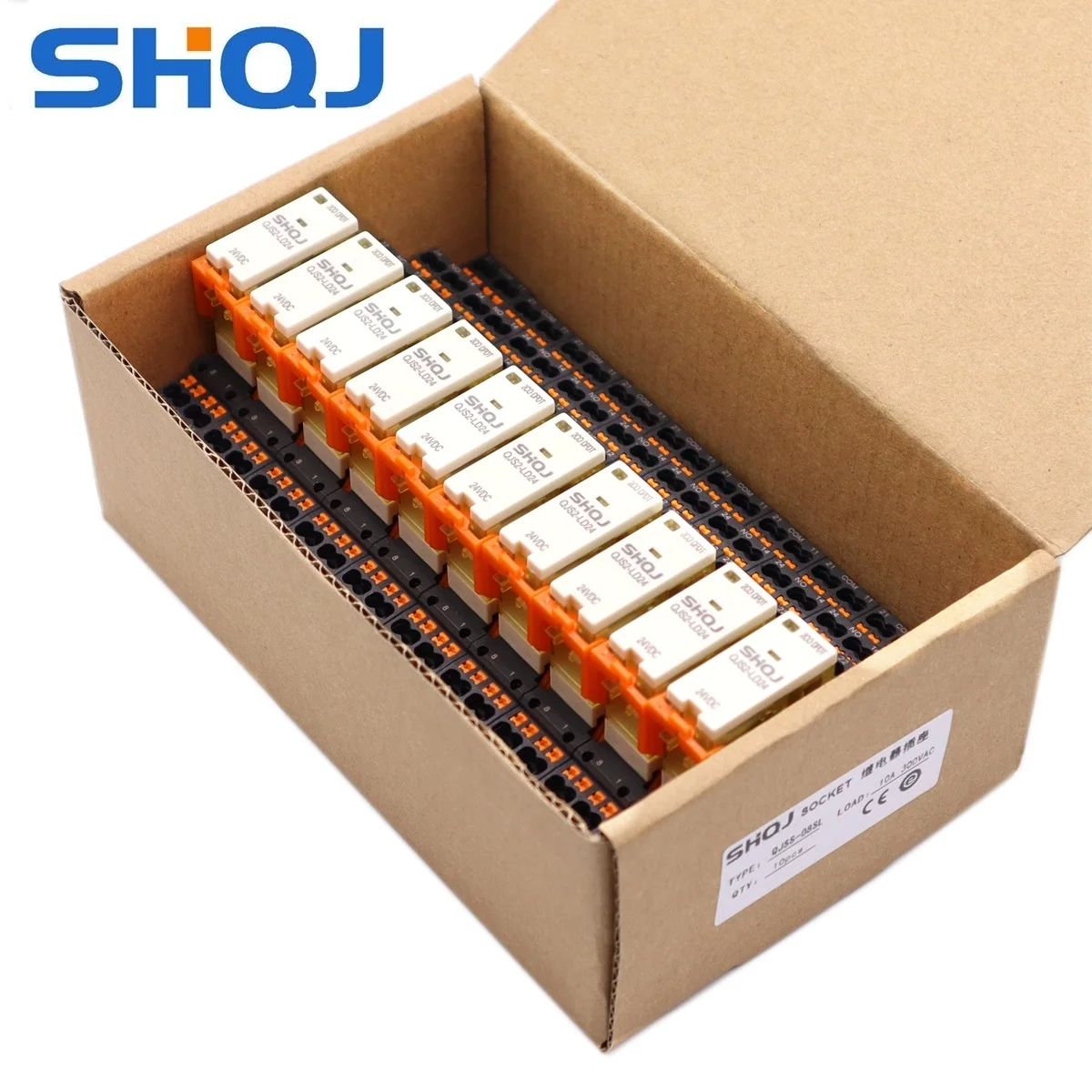 10PCS/BOX SHQJ POWER RELAY QJS1 QJS2 12VDC 24VDC 110VAC 230VAC 1Set or 2 Set Intermediate relay 1CO 12A SPDT 2CO 8A DPDT images - 6