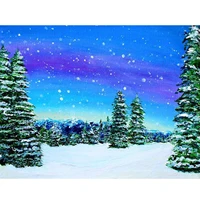 5d diamond painting starry snow tree full drill by number kits diy diamond set arts craft decorations