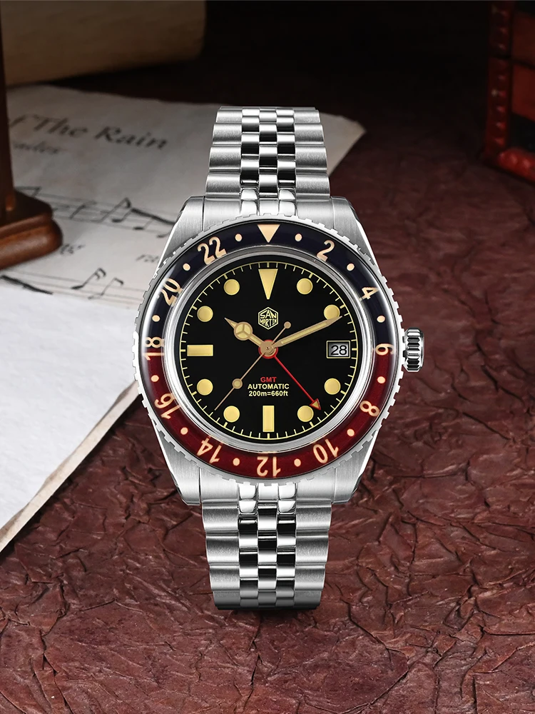 Мужские механические часы San Martin SN0005B-1S