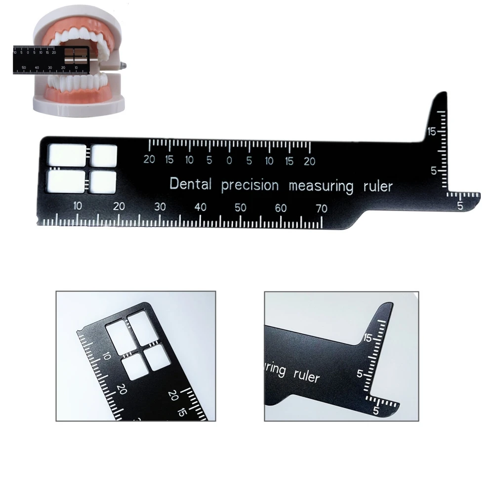 1 шт. Стоматологическая Точная измерительная линейка зубной зазор