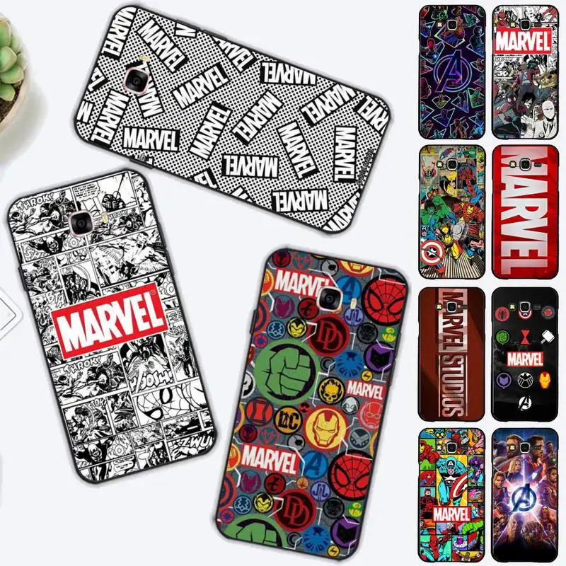 

Marvel Avengers comics Phone Case for Samsung J 2 3 4 5 6 7 8 prime plus 2018 2017 2016 core