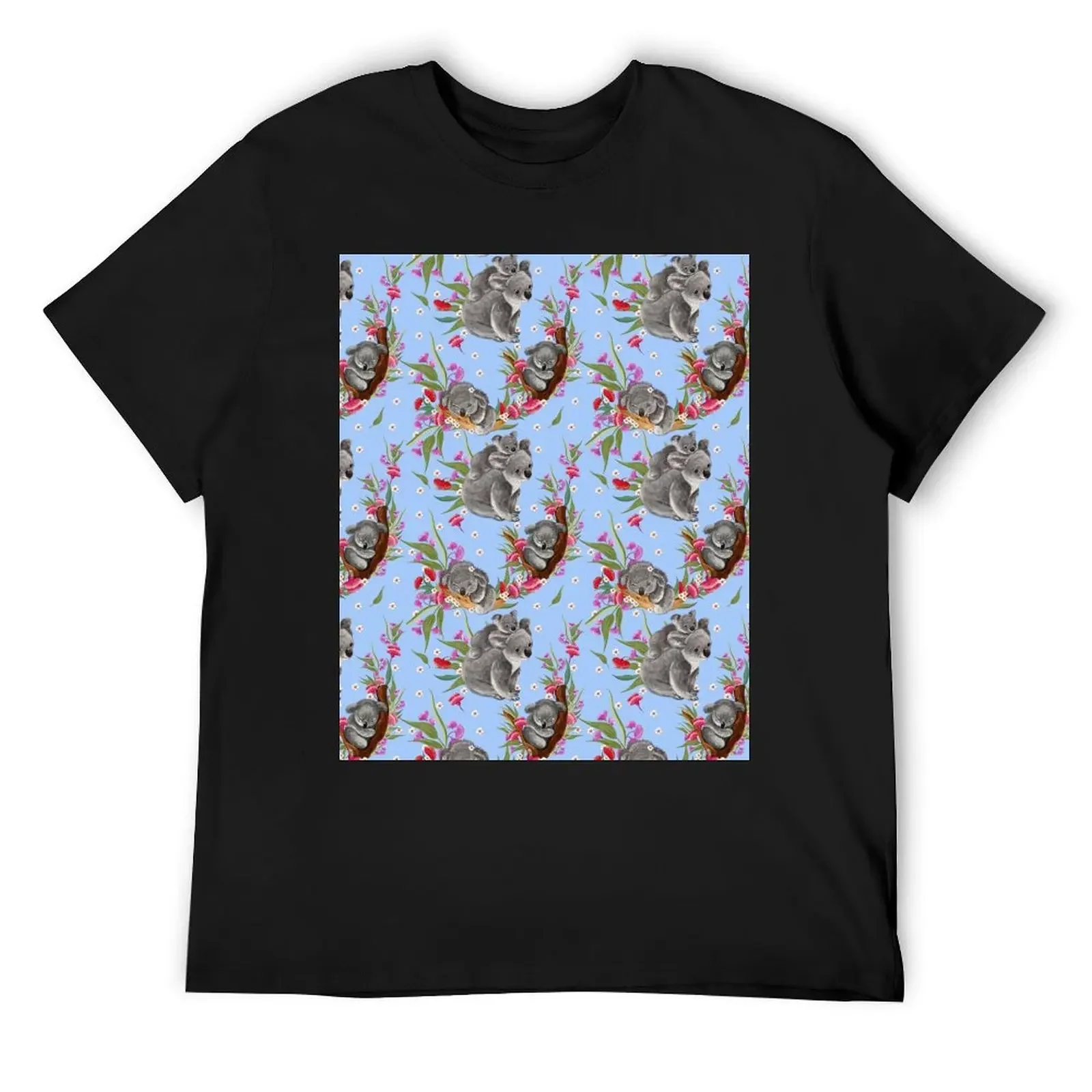 Милая футболка с коалами заготовки для мальчика винтажная спортивная мужская