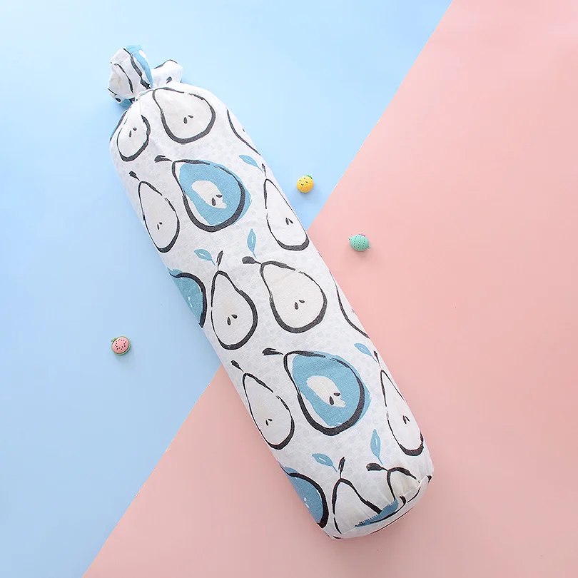 Фото Подушка для новорожденных Print Candy, гречневая подушка, цилиндрическая подушка с милым мультяшным дизайном для младенцев, подушка для сна на боку. №5
