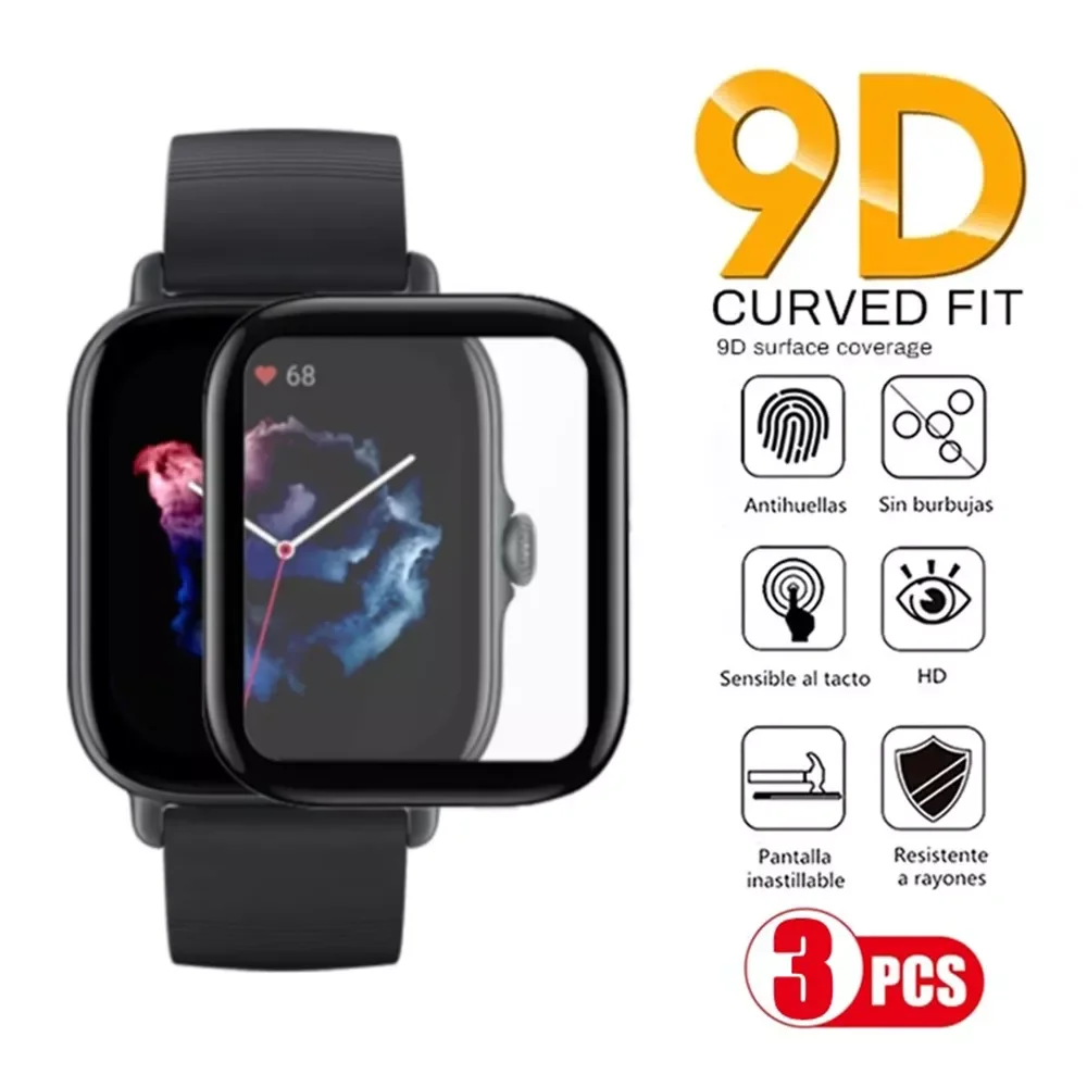 

3D Curved Film For mi GTR GTR3 GTS 3 2 3Pro 2 Mini Full Cover Soft Glass For GTS3 Pro GTS2 Protector