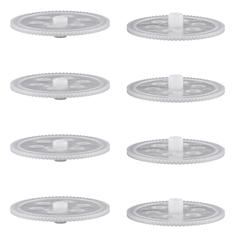 1 комплект, основной Шестерня C186 из белого пластика для C186 C-186 RC вертолет летательный аппарат Дрон, запасные части, обновленные аксессуары