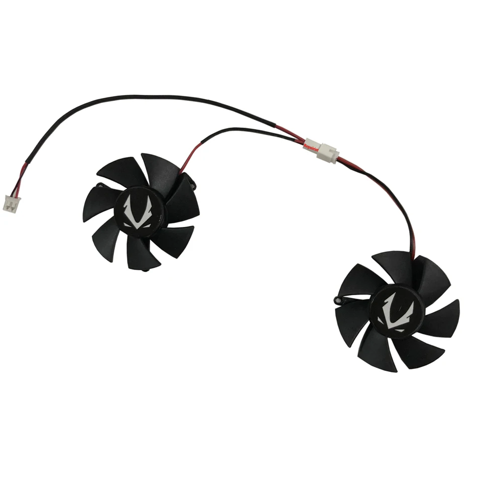 2Pcs/Set GPU Cooler,T125010SU,Graphics Card Fan,For ZOTAC Gaming GeForce GTX 1650 Low Profile,Video Cards Cooling images - 6