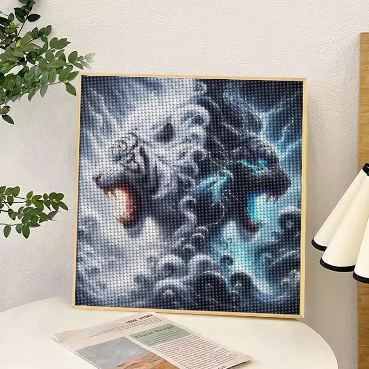 GATYZTORY 5D DIY Алмазная мозаика Тигр Полная алмазная живопись Животное Новинка 2024