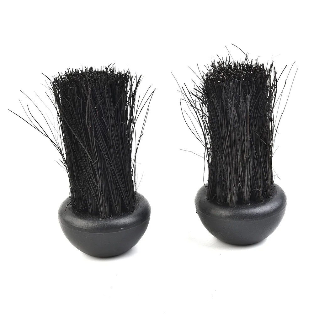 

2*Fireplace Brush Replacement Round Companion Set Hearth Fireplace Brush Head Refills Cylinder Fireplace Accessories