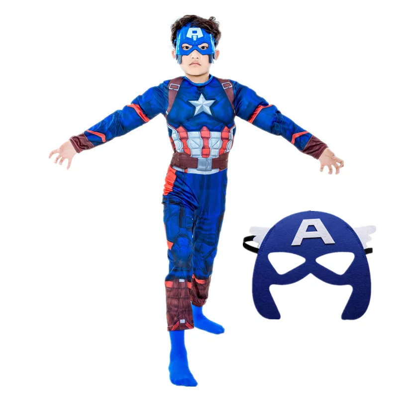 Marvel От 4 до 12 лет Детский костюм Халк/Человек-паук/Железный человек/Веном/Дэдпул