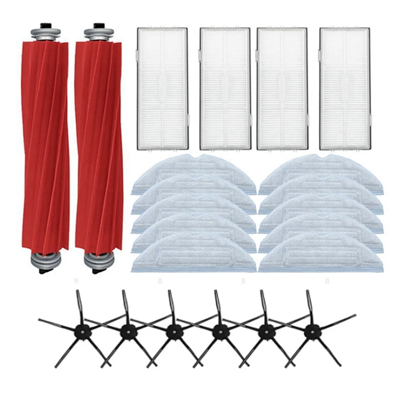 

Hepa Filter Mopping Cloths Side Brush For Xiaomi Roborock T7S T7 Plus T7S Plus S7 Mopping Cloth Spare Parts Vacuum
