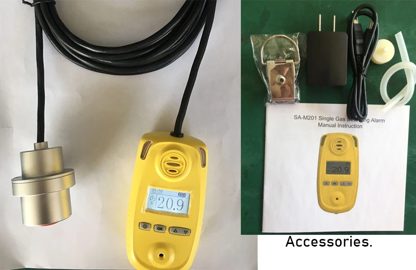 "High accuracy O2 sensor meter, Fast response handheld oxygen analyzer