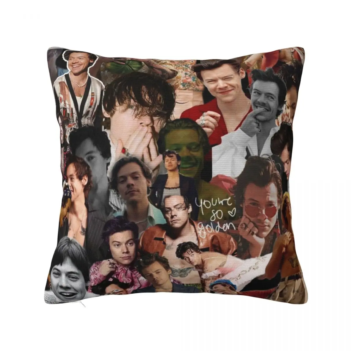 Harrys Pillowcase Printing Polyester Cushion Cover Decor Styles Throw Pillow Case Cover Home Square 40*40cm