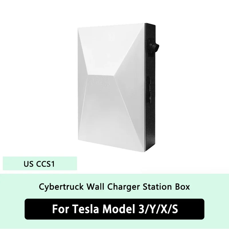 

Настенная зарядная станция Cybertruck для Tesla Model 3Y S X, водонепроницаемый уличный зарядный кабель, органайзер, держатель, автоаксессуары