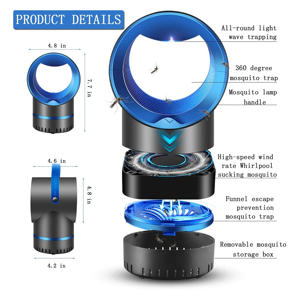 

Лампа-ловушка для насекомых, 5 Вт, USB