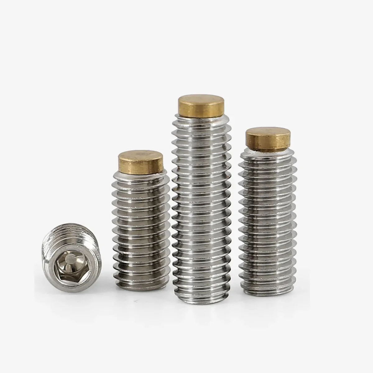 Буферные винты из нержавеющей стали M6M8M10M12 с латунной головкой