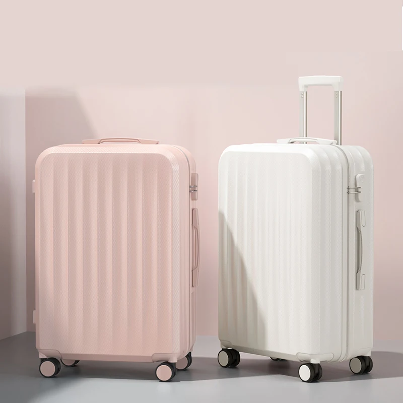 Новинка 2024 модный кожаный чемодан утолщенный легкий для посадочной кабины