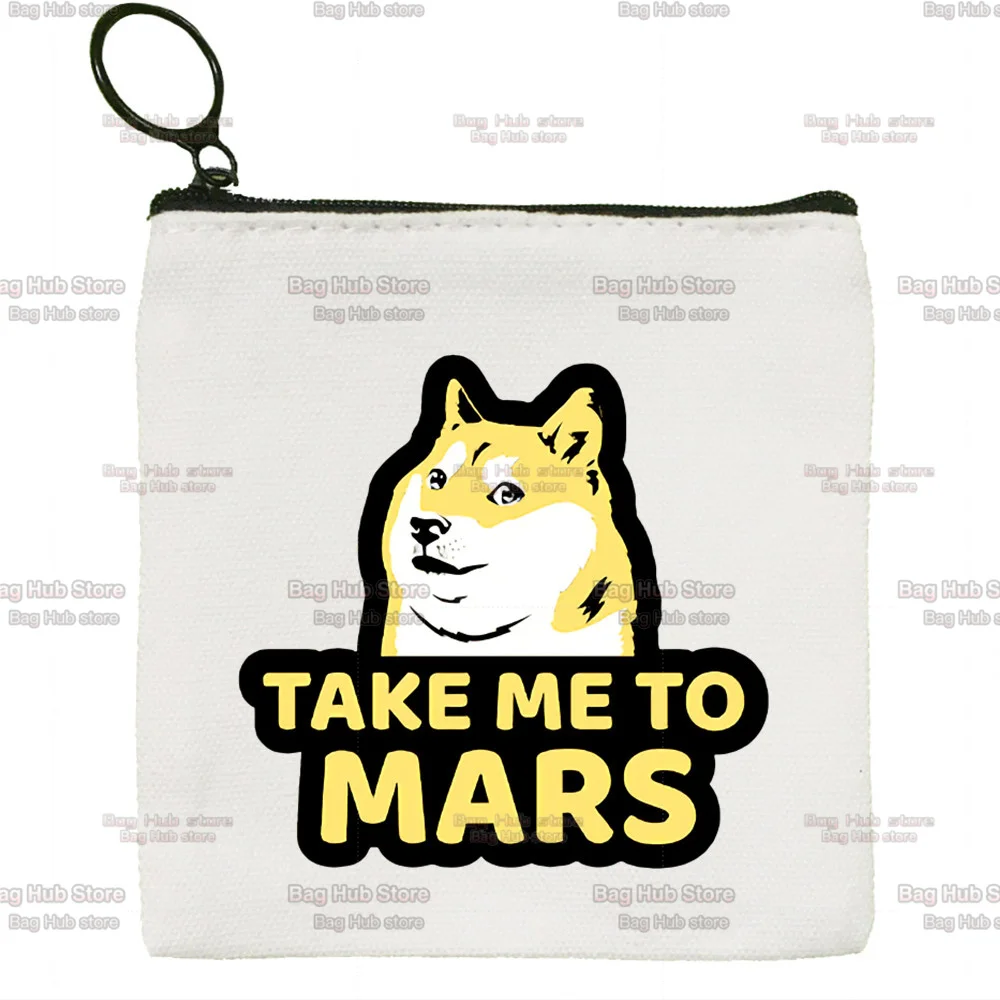 Crypto Cute Cloth Girl Coin Purse Key Bag Small Card Bag Lipstick Cosmetic Bag Mini Coin Storage Bag