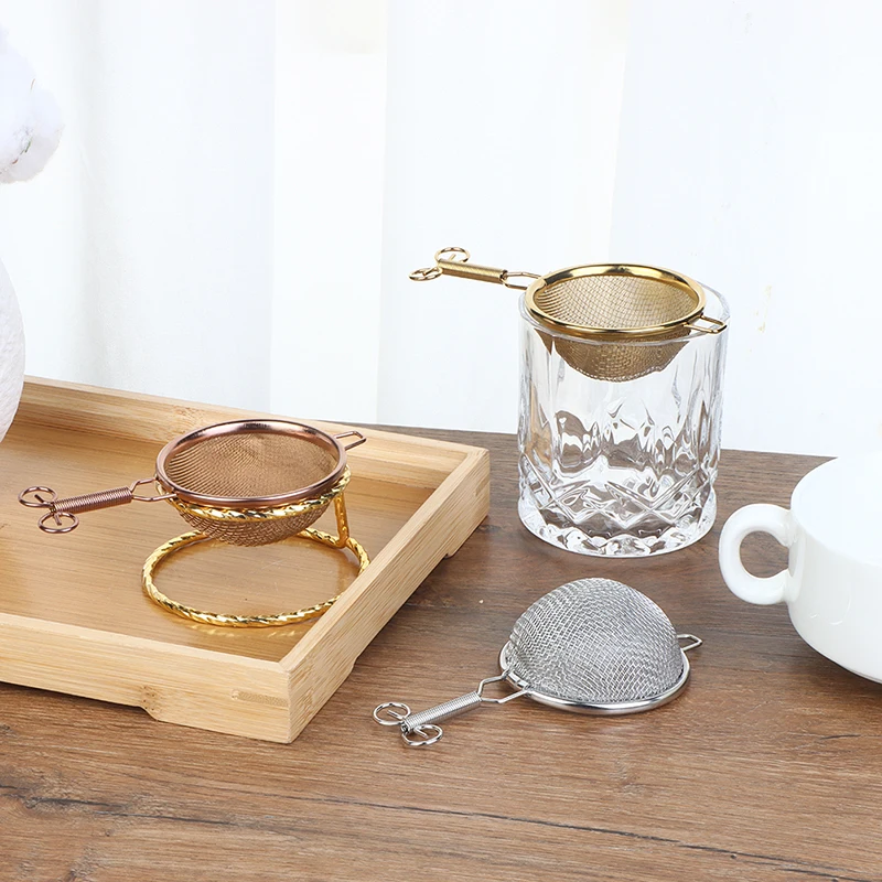 

304 Stainless Steel Tea Strainer Tea Infuser Tea Filter Creative Japanese-style Filter Mesh Kung Fu Tea Set Kitchen Accessories