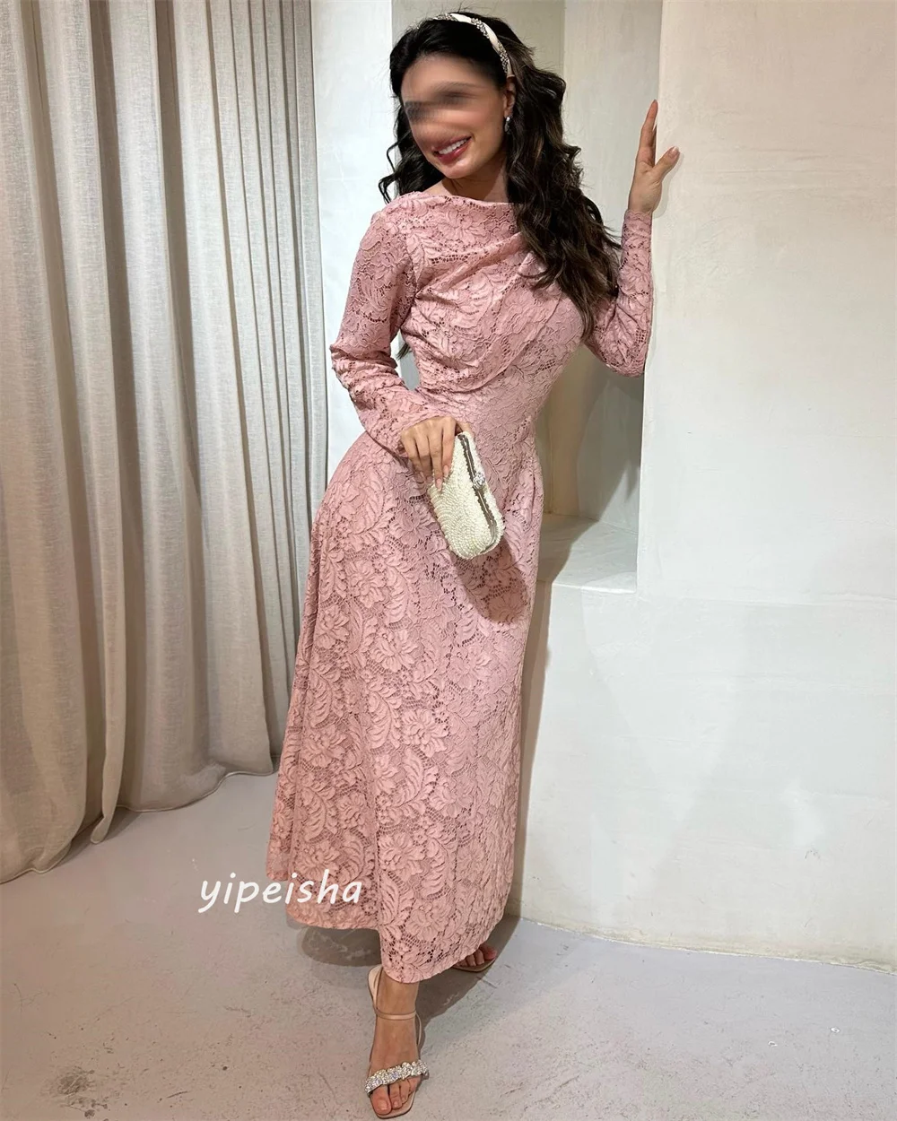 Jiayigong кружевное драпированное плиссированное платье Quinceanera трапециевидной формы