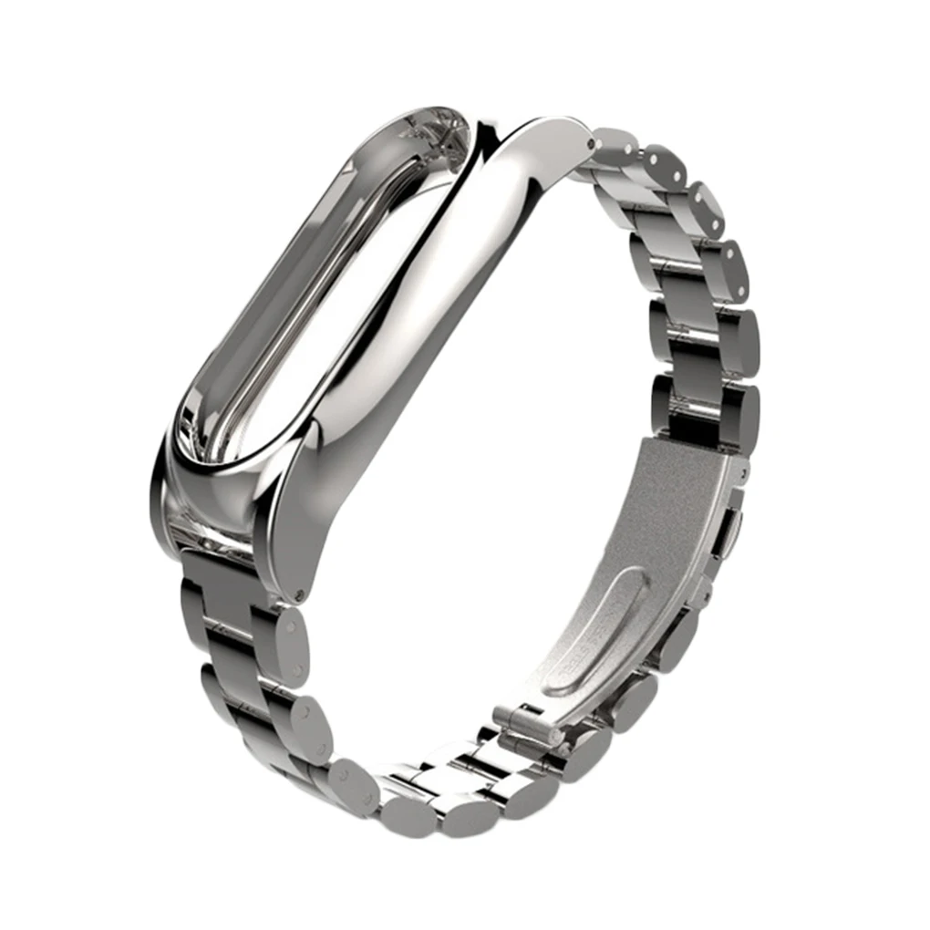 

Сменный ремешок для Xiaomi Mi Band 2, сменный регулируемый металлический браслет из нержавеющей стали для наручных часов