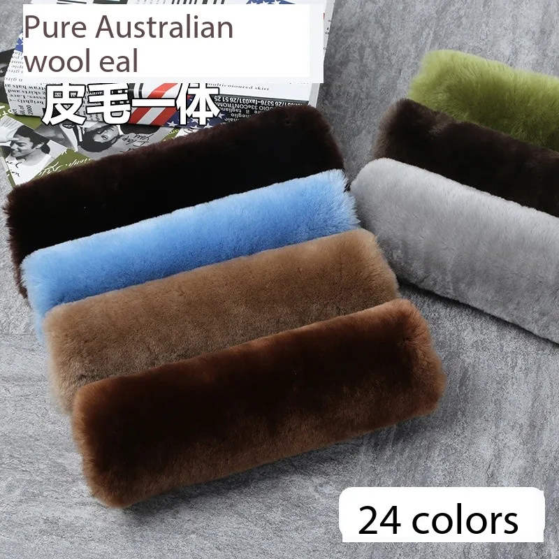

Ruihe direct sales autumn and winter high-grade plush car seat belt sheath thickened safety belt sleeve interior accessories sho