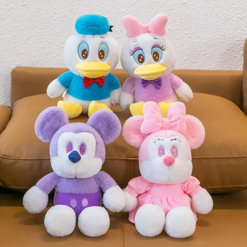 

30cm Disney's New Mickey Minnie Donald Duck Daisy Cartoon Styling Delicate Plush Pp Cotton Stuffed Cute Dolls Children's Gift